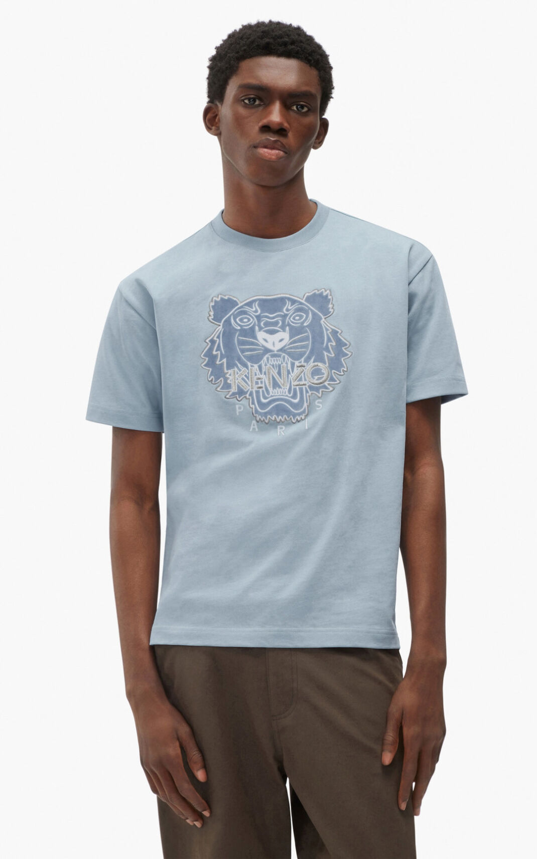 Camisetas Kenzo The Invierno Capsule Tiger Hombre Gris - SKU.6733791